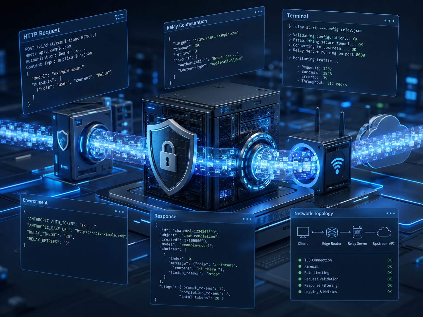 API 中转安全链路与环境变量