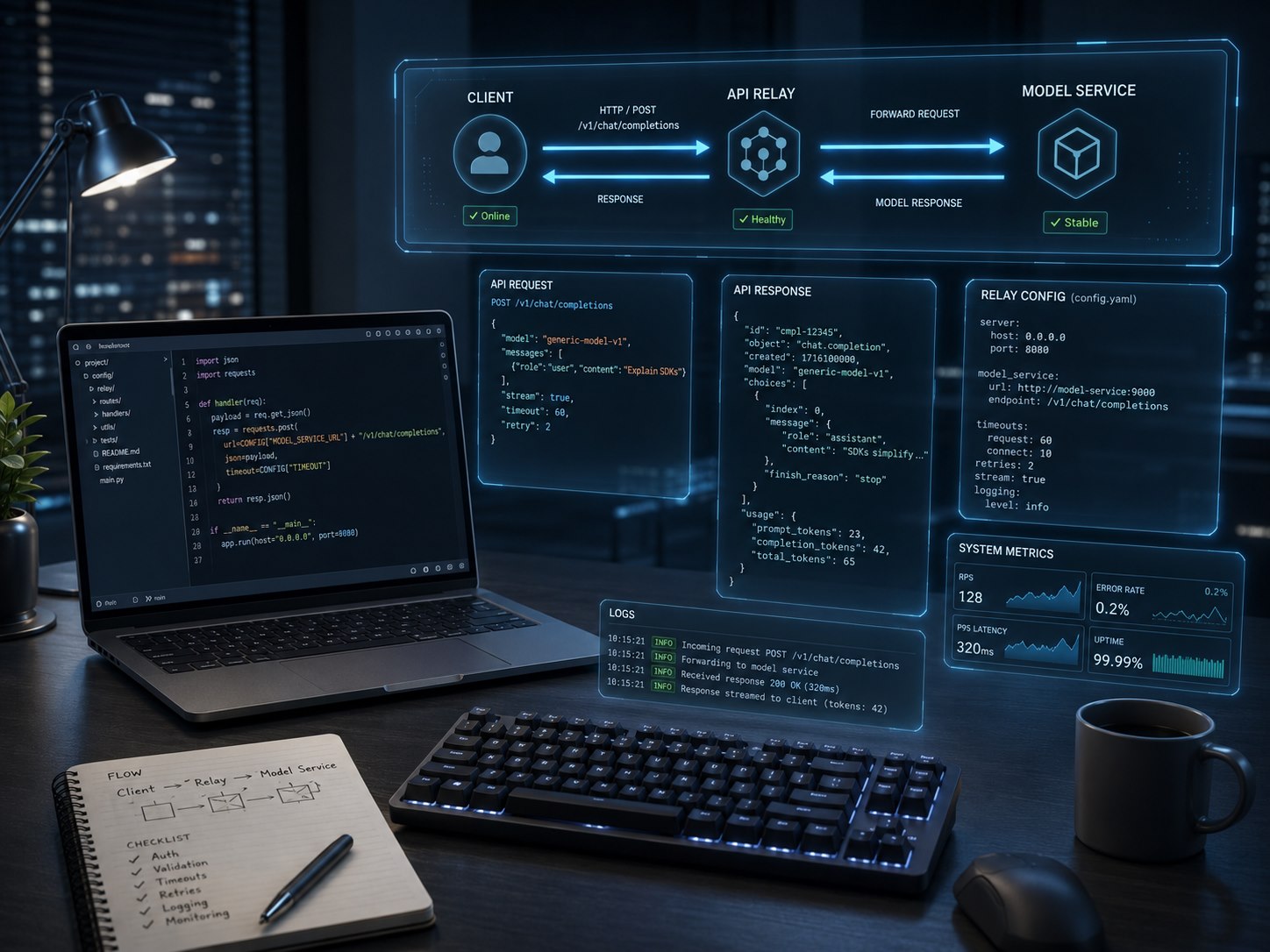 开发工作站中的 API 请求与响应调试