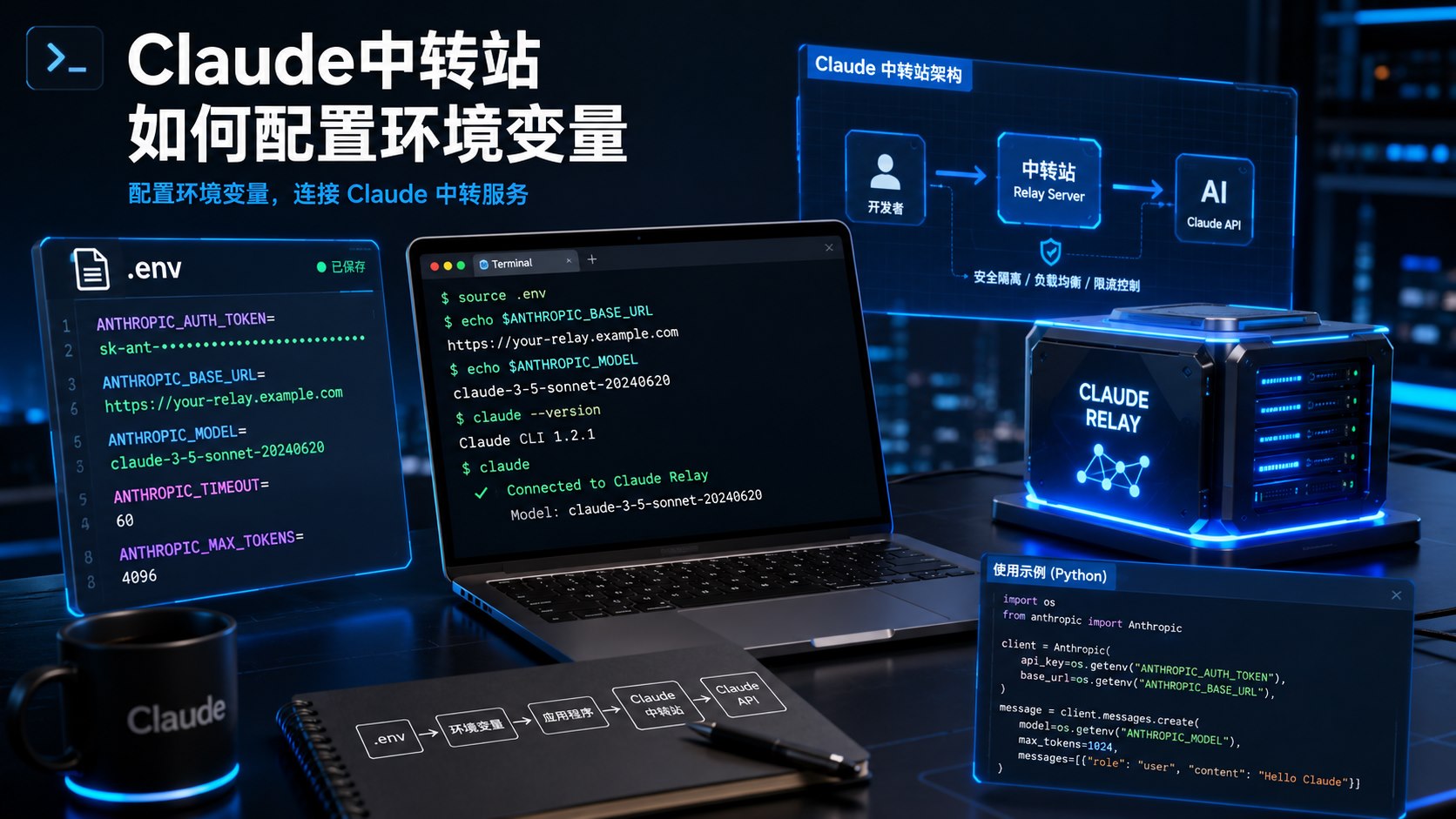 Claude中轉(zhuǎn)站如何配置環(huán)境變量？Windows、macOS 與 Linux 完整指南