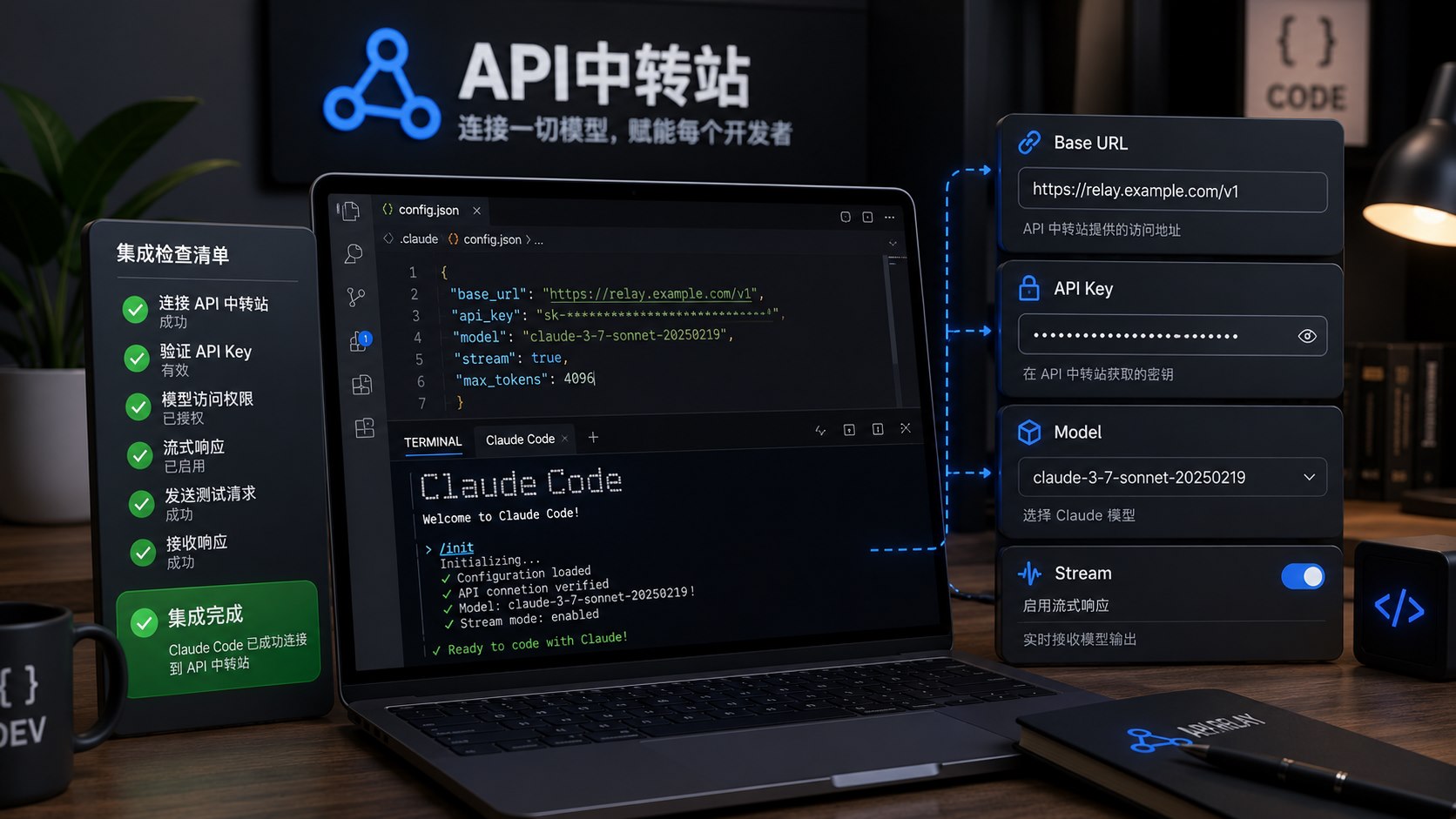 开发者工作站中的 Claude Code 接入配置